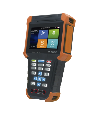 Tester de Video Profesional | Pantalla 4″ Touch | Ideal para Cámaras IP/ HD (TVI, CVI, AHD y CVBS) | 4K | H.265/H.264 | PoE | WiFi | Cable Tester | Multímetro Digital | Todo en Uno para tu CCTV.