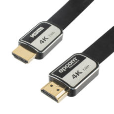 Cable HDMI de 5 Metros (16.40 Pies) | Alta Definici?n | Versi?n 2.0 | Alta Velocidad 18Gbps | 4K@60Hz | Conectores Chapados en Oro | Tipo Plano
