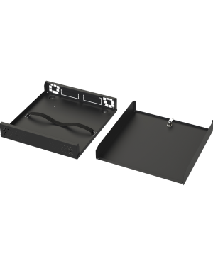 Gabinete Metálico de Seguridad para DVR/NVR, Ancho 396 mm x 78 mm de Alto x