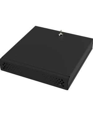 Gabinete Metálico para DVR/NVR. Tamaño Max. de DVR/NVR: 445 x 88 x 400mm (An.xAl.xProf.). Compatible con Fuente SLIM.