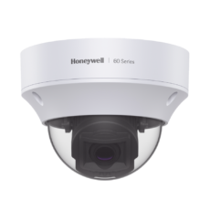 Domo IP 5 MP / Lente Mot. 7 a 22 mm / Exterior / 50 mts IR / H.265 / NDAA / ONVIF / IP67 / IK10 / Detección Sabotaje / Movimiento / Rostros / Intrusión / Merodeo / Objeto Abandonado / Alarmas y Audio I/O / PoE / Serie 60 / Honeywell Security