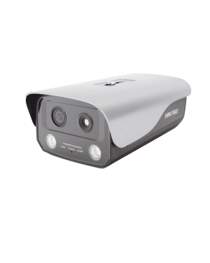 (HikFire) Cámara IP de Detección Térmica de Incendios / Detección de Llamas y Temperaturas Anormales / 4 Megapíxel (Lente Óptico) + 1 Megapíxel (Lente Térmico) / Compatible con Hik-Connect