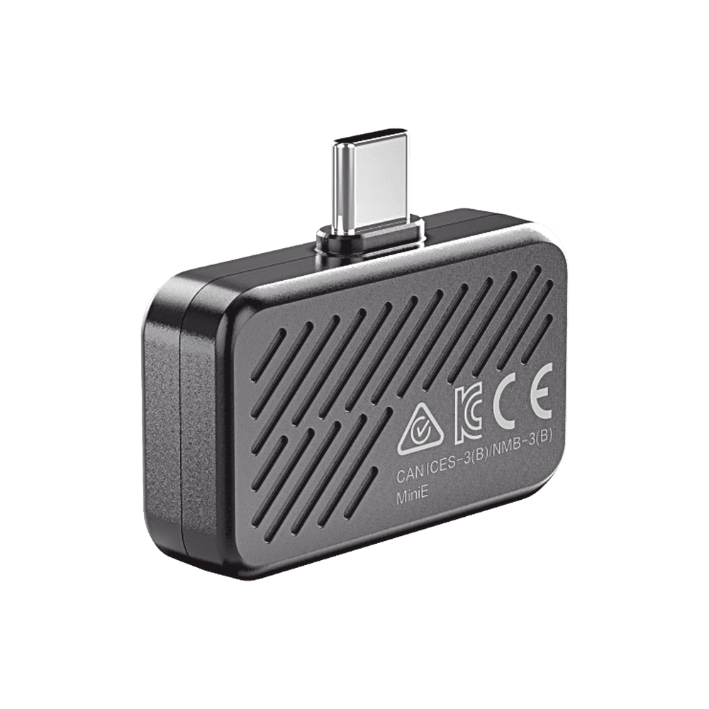 MiniE - Cámara Termográfica para Smartphone / Resolución IR 96 x 96 (9,216 píxeles) / SuperIR / Rango de -20°C a 400°C / Precisión ±2°C o ±2% / Compatible iOS y Android / Paleta Personalizable - Imagen 4