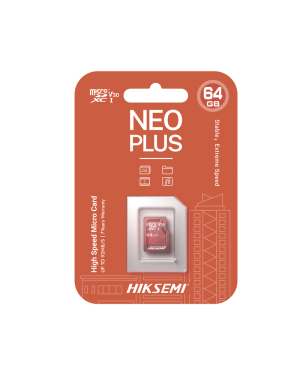 Memoria microSD / Clase 10 de 64GB / Especializada Para Videovigilancia (Uso 24/7) / Compatibles con cámaras HIKVISION y Otras Marcas / 95 MB/s Lectura / 40 MB/s Escritura