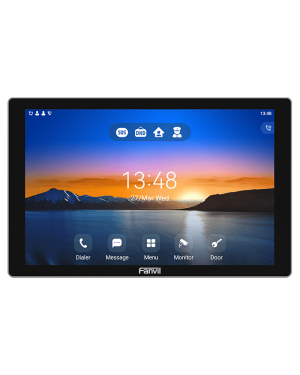 Monitor Audio/Video  IP/SIP para interior, Wi-Fi, pantalla táctil de 10.1″, Apertura remota