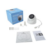 Turret IP 4 Megapixel / Lente Motorizado 2.8 – 12 mm / 30 mts IR EXIR / PoE / Exterior IP67 / WDR 120dB / Micro SD / H.265+ / Onvif