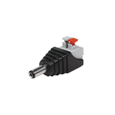 Adaptador Tipo Jack de 3.5 mm Macho Polarizado de 12 Vcc con Terminales de Presi?n