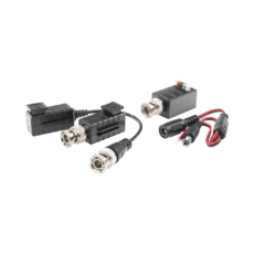 Kit de TRANSCEPTORES DE VIDEO DE LARGO ALCANCE / 320 Metros / Resolución 720P y 1080P / Cat 5e/6 / Compatible con cámaras HD-TVI/CVI/AHD/CVBS / Alimente solo el Receptor / Protección Interconstruida contra sobretensión.