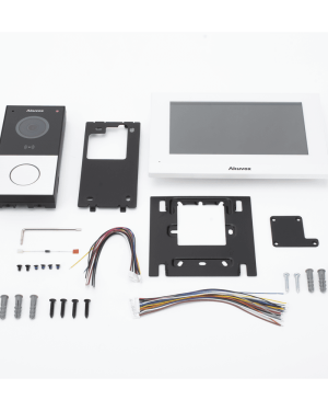 Kit de Videoportero Akuvox WIFI/ Monitor Linux de 7 Pulgadas/ 100% en la Nube / POE / Bluetooth / NFC / Lector de Tarjetas MIFARE / ONVIF / IP65 / Cámara 2 MP / Botón con Iluminación / Control de 1 Puerta / Entradas de Alarma