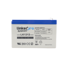 Batería 12 V / 12 Ah / UL / Tecnología AGM / Vida útil promedio de 5 años / Uso en equipo electrónico / Intrusión / Incendio/ Control de acceso / Video Vigilancia / Terminales F1 ( Incluye adaptador F2 )