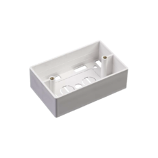 Caja de Pared Universal, Color blanco, Para montaje con Placas de Pared