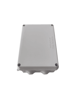 Caja de Conexiones Impermeable IP65, 10 Entradas, Dimensiones 150 x 110 x 70 mm, para Instalaciones Industriales, Comerciales y Residenciales, Incluye Tornillería para su Instalación
