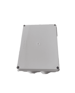 Caja de Conexiones Impermeable IP65, 10 Entradas, Dimensiones 200 x 155 x 80 mm, para Instalaciones Industriales, Comerciales y Residenciales, Incluye Tornillería para su Instalación