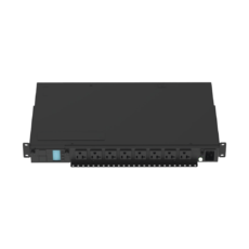 PDU Monitoreable (MI) para Distribución de Energía, Enchufe de Entrada NEMA 5-15P, Con 8 Salidas 5-20R, Horizontal 19in, 120 Vca, 15 Amp, 1UR