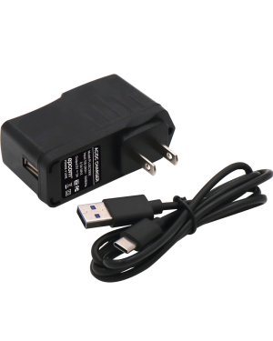 Adaptador de pared de 5 Vcc, @ 3 A con micro-USB tipo C