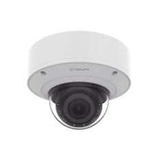 Cámara Domo 2MP Solid EDGE / Wisenet WAVE embebido / Antivandalica / Lente Motorizado de 4.38  A 9.33mm / P-Iris / WDR 120dB / 1TB SSD / IP66, IP67, IK10+, NEMA4X, IP6K9K