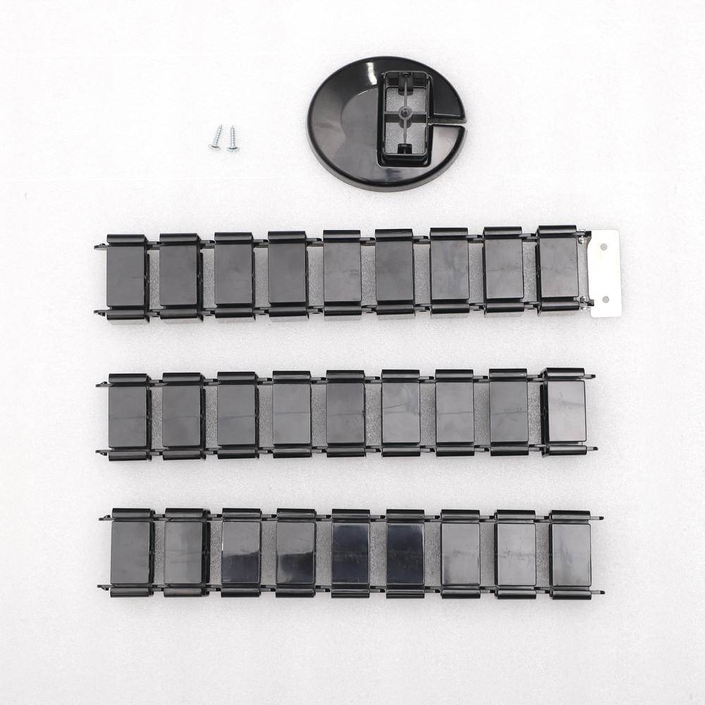 Portacable de Tipo Cadena para Escritorio / Organizador de Cables Vertical Articulado / 1200 mm (47.24 Pulgadas) de Longitud / Evita que los Cables se Enreden o Tensen al Momento de Elevar la Altura - Imagen 2