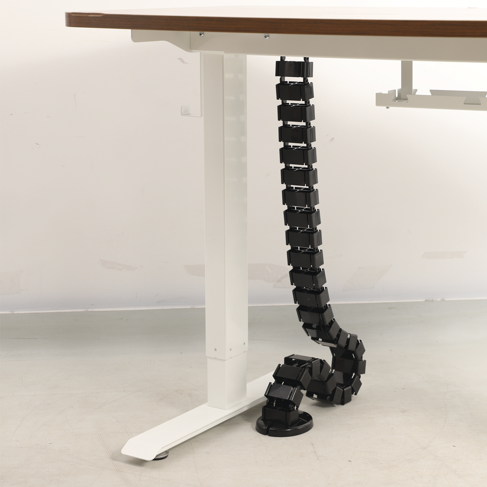 Portacable de Tipo Cadena para Escritorio / Organizador de Cables Vertical Articulado / 1200 mm (47.24 Pulgadas) de Longitud / Evita que los Cables se Enreden o Tensen al Momento de Elevar la Altura - Imagen 3