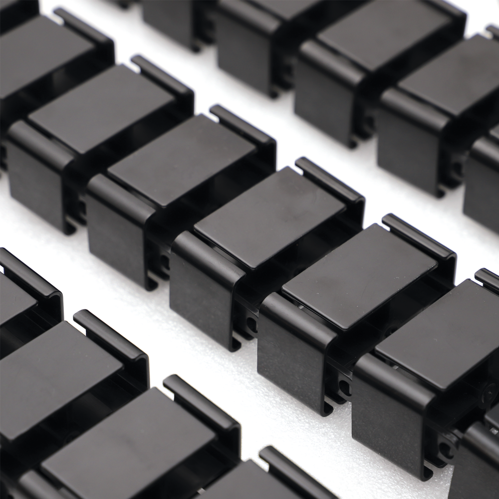 Portacable de Tipo Cadena para Escritorio / Organizador de Cables Vertical Articulado / 1200 mm (47.24 Pulgadas) de Longitud / Evita que los Cables se Enreden o Tensen al Momento de Elevar la Altura - Imagen 4