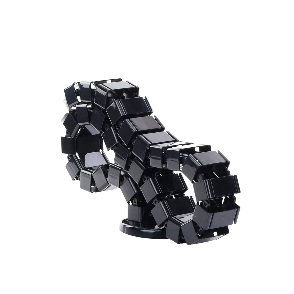 Portacable de Tipo Cadena para Escritorio / Organizador de Cables Vertical Articulado / 1200 mm (47.24 Pulgadas) de Longitud / Evita que los Cables se Enreden o Tensen al Momento de Elevar la Altura - Imagen 7