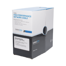 Bobina de Cable de 305 Metros (1000 Pies) Cat6+, CM, Calibre 23 Alto Rendimiento, ETL, UL, Color Azul, Super Flexible, para Aplicaciones de Video Vigilancia, Video HD, y Redes de Datos. Uso Interior.