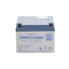 Batería 12V, 26AH, Para Respaldo, Tecnologías AGM/VRLA, 5 Años Vida Útil, Terminales NB, Reconocida UL