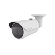 Camara Bala IP 8MP con funciones IA / Lente Motorizado 3.2 a 10.2 mm / WDR 120dB / H.265 / RanuraSD / Protección IP66 IK10 / IR 30m
