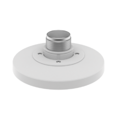 Adaptador tipo plato para Cámara tipo domo Hanwha, necesario para usar accesorios de pared o techo, verificar lista de compatibilidad