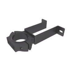 Soporte de pared con abrazadera para poste