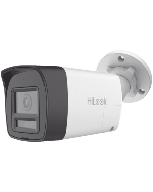 [Audio Bidireccional + Dual Light + ColorVu] Bala TURBOHD 2 Megapixel (1080p) / Lente 2.8 mm / 30 mts IR EXIR + 20 mts Luz Blanca / Micrófono y Bocina Integrado / Exterior IP67 / Metal / dWDR