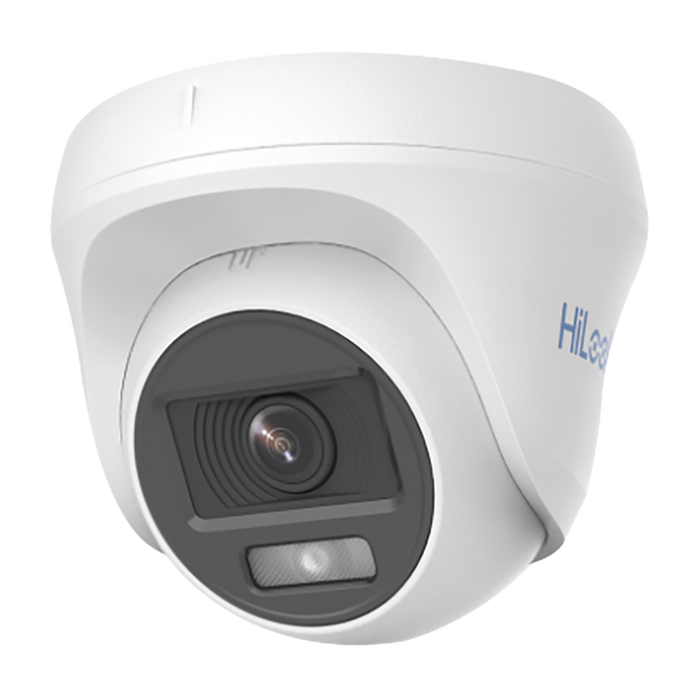 Turret TURBOHD 1080p / Imagen a Color 24/7 / Lente 2.8 mm / ColorVu Lite / Luz Blanca 20 mts / Uso en Interior / Policarbonato