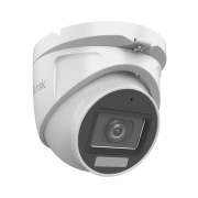 [Dual Light + ColorVu] Turret TURBOHD 3K megapixel / 30 mts IR + 20 mts luz blanca/ Lente 2.8 (105° de Visión) / Exterior IP66 / Audio por Coaxitron / TVI-AHD-CVI-CVBS / Metal  / Smart-Hybrid light