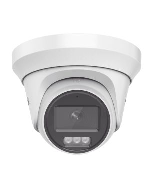 [Audio Bidireccional + Dual Light + ColorVu] Turret TURBOHD 3K / 5 Megapixel / Lente 2.8 mm / 40 mts IR EXIR + 40 mts Luz Blanca / Micrófono y Bocina Integrado / Exterior IP67 / dWD