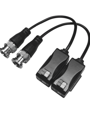 Kit de Transceptores (Baluns) con Terminal PUSH SUPERIOR PIG TAIL en ambos conectores, Resolución 4K , Cable flexible COAXIAL Blindado / COAXITRON / AUDIO POR COAXITRON  /Conector 100% COBRE /  Calidad PREMIUM