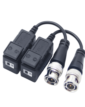 Kit de Transceptores (Baluns) con Terminal PUSH SUPERIOR, PROTECCION DE SOBRECARGA INTEGRADO, Resolución 4K , Cable flexible COAXIAL Blindado / COAXITRON / AUDIO POR COAXITRON / Conector 100% COBRE /  Calidad PREMIUM