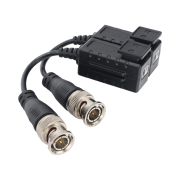 Kit de Transceptores (Baluns) con Terminal PUSH SUPERIOR, Resolución 4K , Cable flexible COAXIAL Blindado / COAXITRON / AUDIO POR COAXITRON / Menu OSD /Conector 100% COBRE / protección TVS, Calidad PREMIUM