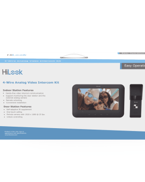 Kit de Videoportero Analógico con Pantalla LCD a Color de 7″ / Frente de Calle para Exterior IP65 / Salida de Relevador