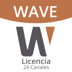 Licencia de 24 Canales de Grabación Wisenet Wave Profesional