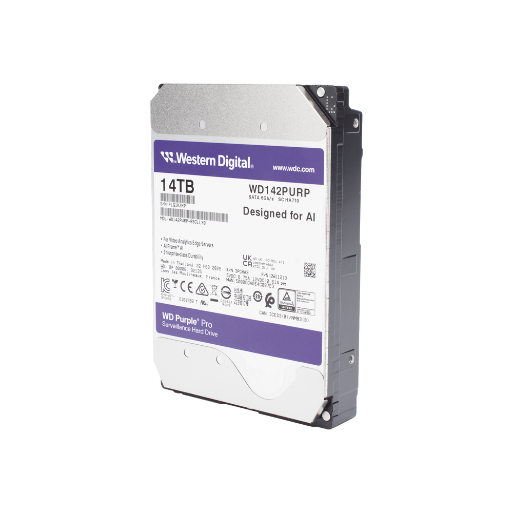 Disco duro WD de 14TB / 7200RPM / Optimizado para soluciones de video inteligente - Imagen 2