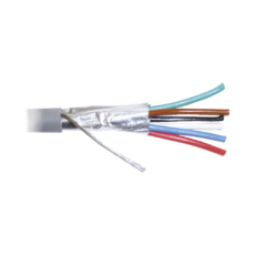 Bobina de 305 Metros (1000 Pies) de Cable 8 Conductores, 22 AWG, Tipo CMR, de Color Gris para Aplicaciones en Alarmas de Intrusi?n /Control de Acceso/Interfonos y TV Porteros/Automatizaci?n/Audio y Voceo.