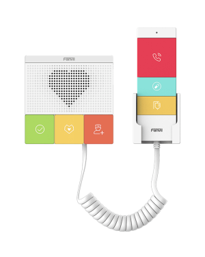 Intercomunicador SIP Wi-Fi para Hospital/Asilos, 6 botones, antibacterial, 1 Relevador integrado
