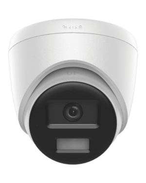 [Dual Light] Turret IP 4 Megapixel  / Lente 2.8 mm / 20 mts IR + 20 mts Luz Blanca / Micrófono Integrado / ACUSENSE Lite / Exterior IP67 / PoE / dWDR / H.265+ / ONVIF