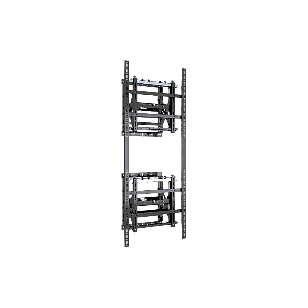 Soporte Estructural Modular para Pantallas | Altura Ajustable de 200 mm a 1600 mm | Ancho 600 mm | Profundidad 134 mm a 300 mm | Diseño Metálico| Compatible con Diferentes Tamaños de Pantallas |Soporta Formato Horizontal y Vertical. - Imagen 2