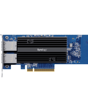 Adaptador de Red Synology E10G30-T2 | Doble Puerto 10 GbE | PCIe 3.0 x8 | Compatible con Synology | Link Aggregation.