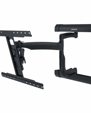 Soporte Mural Articulado SmartMount para Pantallas 43″ a 75″+ / Extensión 30.5″ (774mm) / Patrón VESA 200×100 a 600x400mm / Pivote ±90° / Capacidad hasta 150 lb (68kg)
