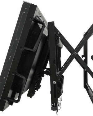 Soporte de pared para Video Wall LCD Full-Service / Para Pantallas 40″-65″ / Patrón VESA 200×200 hasta 700×400 mm / Capacidad de Carga 56.8 kg Max. / Mecanismo de Acceso