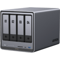NASync DXP4800 | SO UGOS Pro |  Intel N100 12th Gen Intel® Quad Core™ | 4-Bahias (SATA) hasta 96TB | 2* M.2 SSD hasta 16TB| 8GB DDR5 (Exp. a 16GB) | 2.5Gb Dual Ethernet | HDMI 4K | 2* USB2.0 | 1*USB 3.2Gen | 1* USB 3.2Gen2 | 1*USB-C 3.2Gen2 | SD