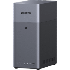 NAS UGREEN NASync DH2300 / Procesador RK3576 / 4GB u 8GB RAM / 32GB eMMC / 2 Bahías SATA / JBOD-Basic-RAID 0-RAID 1 / Puerto HDMI 4K / 1 GbE / USB 3.2 Gen 1 Type-C / Detección NFC