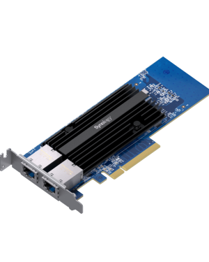 Adaptador de Red Synology E10G30-T2 | Doble Puerto 10 GbE | PCIe 3.0 x8 | Compatible con Synology | Link Aggregation.