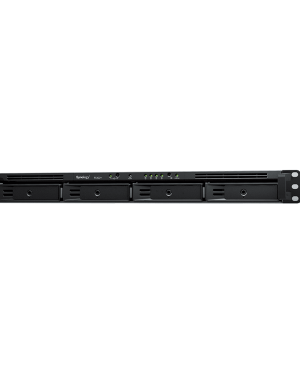 NAS RackStation RS422+ | 4 Bahías | 1U | AMD Ryzen R1600 | 2 GB DDR4 ECC | 570 MB/s Lectura | 530 MB/s Escritura | Puertos Dual 1GbE | Actualización 10GbE | Compatibilidad RAID | Synology DSM.
